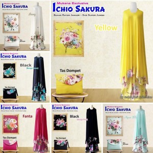 Harga Promo Mukena Sakura Ichio Tokopedia