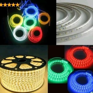 Lampu Led Selang Strip Roll Flexible Fleksible Smd 5050 Ac 220 V Outdoor Waterproof Hiasan Kolong Etalase Plafon Rumah Pohon Toko Harga 1 Meter Tokopedia
