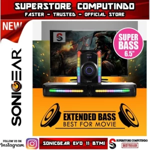 SonicGear EVO 11 BTMI Free 2pcs Mirophone-Multimedia BluetoothSpeaker
