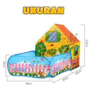 Mainan Tenda Anak Playhouse Garden Jumbo Tokopedia