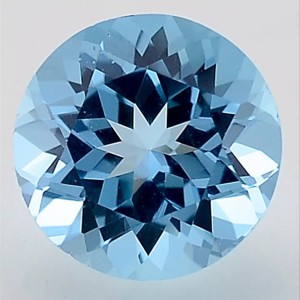 Natural Blue Topaz Round Diamond Cut 8x8x8mm Harga 1pcs Meja Lebar Batu Permata Asli Gemstone Swiss Topas Bukan Ruby Jamrud Sapphire Tokopedia