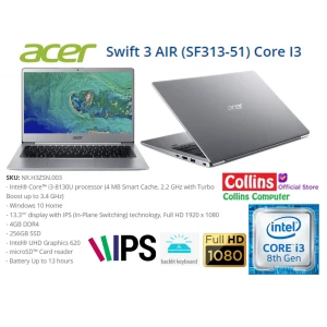 ACER SWIFT 3 AIR SF313-51 - I3-8130U DDR4 4GB SSD 256GB 13.3" FHD W10