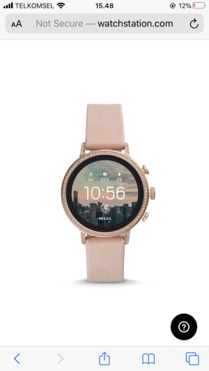 blush leather scallop smartwatch 2
