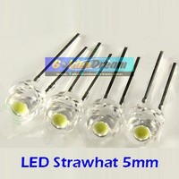 jual lu led 5mm tipe straw hat warna putih terang 3200 3400mcd golden jual lu led 5mm tipe straw hat warna putih terang 3200 3400mcd golden