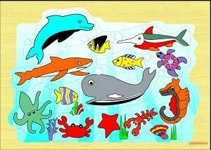 Jual Mainan Edukasi Anak Sni Paud Puzzle Stiker Kayu Hewan