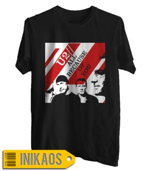 jual kaos u2 all because of you album kode bau32 istanabaju jual kaos u2 all because of you album kode bau32 istanabaju