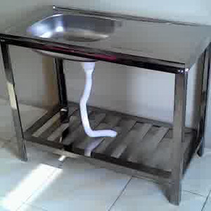 Jual Kitchen Sink Ms 36 18 Kaki Waftafel Bak Cuci Piring Tokopedia Kitchen Sink Ms 36 18 Kaki
