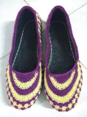 jual sepatu rajut combine ungu kuning size 39 ananda jual sepatu rajut combine ungu kuning size 39 ananda