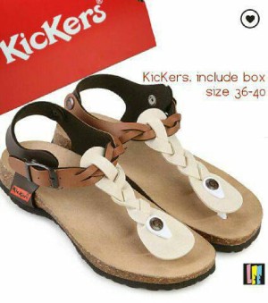 sandal sepatu kickers wanita murah grade ori box