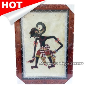 jual lukisan wayang kulit werkudara bima kulit kambing jual lukisan wayang kulit werkudara bima kulit kambing