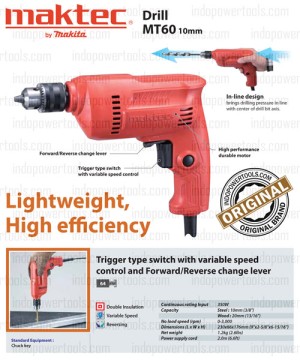 jual bor listrik bor tangan drill maktec mt60 indohandtools jual bor listrik bor tangan drill maktec mt60 indohandtools