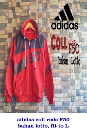 jaket adidas f50 coll reds ( grosir jaket murah )