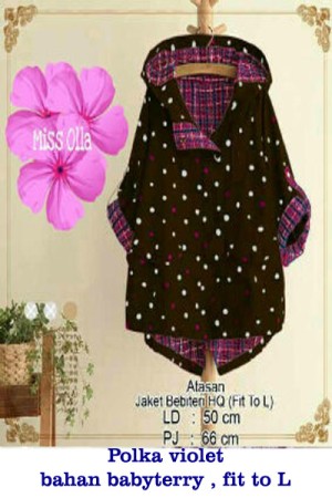 jaket volka violet ( grosir jaket blazer murah )
