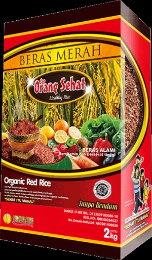 jual beras merah cap orang sehat organic rice jual beras merah cap orang sehat organic rice