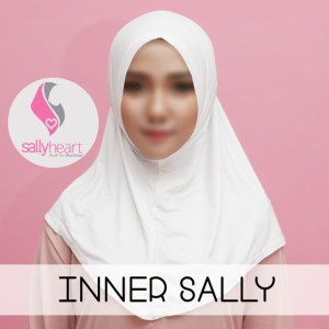 Inner (dalaman jilbab) anti telinga sakit .
