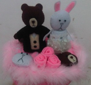 jual buket boneka brown cony wedding pinkyshop jual buket boneka brown cony wedding pinkyshop