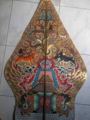 jual wayang kulit gunungan standar pedalangan ukuran 85cm toko grosir produk jual wayang kulit gunungan standar pedalangan ukuran 85cm toko grosir produk