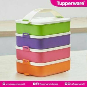 jual tupperware click to go click rantang 4 susun jual tupperware click to go click rantang 4 susun