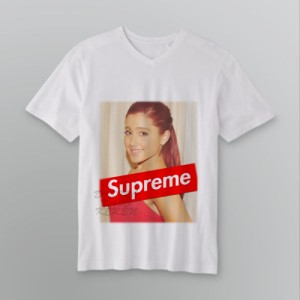 jual kaos tshirt grande supreme vneck dtg custom jual kaos tshirt grande supreme vneck dtg custom