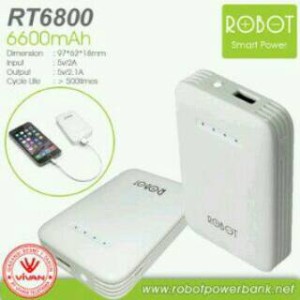 jual powerbank robot rt6800 6600mah i gadget jual powerbank robot rt6800 6600mah i gadget