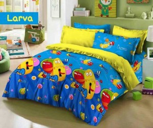 jual sprei karakter kartun lucu larva 180x200 nie olshop jual sprei karakter kartun lucu larva 180x200 nie olshop