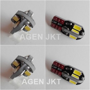 LAMPU LED SENJA T10 CANBUS MOBIL - Putih