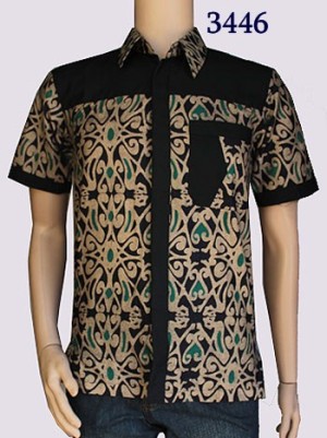 jual kemeja batik kombinasi hem kerja pria lengan pendek jual kemeja batik kombinasi hem kerja pria lengan pendek