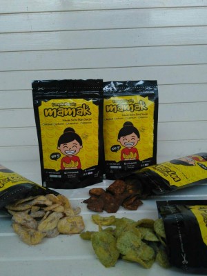 Keripik Pisang Mamak rasa Greentea