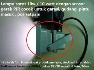 jual lu sorot 10w 10 watt dengan sensor gerak pir jual lu sorot 10w 10 watt dengan sensor gerak pir