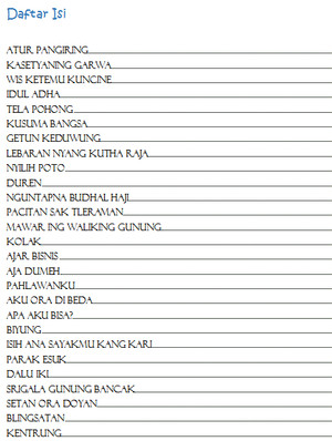 Jual Buku Kumpulan Cerita Pendek Puisi Bahasa Jawa Amung Kagem Sliramu Kota Bekasi Best Sellers Tokopedia