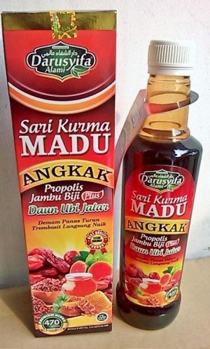 Sari Kurma Madu Angkak Propolis plus Jambu Biji Daun Ubi Jalar
