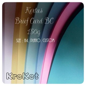 Jual Kertas BC (brief card) 150-160gr. - Kreatifitas 