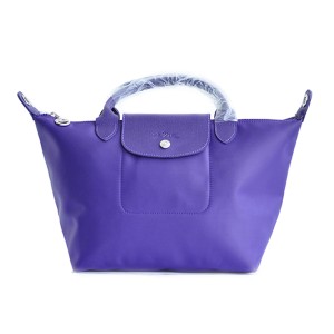 TAS WANITA LONGCHAMP LE PLIAGE NEO SMALL WITH LONG STRAP - UNGU