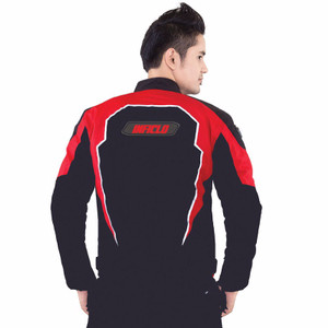 jaket Murah Jaket Motor | Riding | Touring Pria | Hitam Merah - Inficl