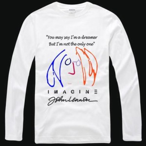 Kaos/T-Shirt LENGAN PANJANG THE BEATLES JOHN LENNON IMAGINE High Qua