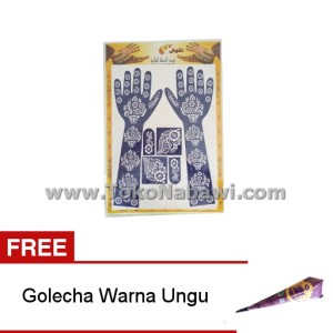 ... Gambar Tato Pewarna Henna Cone Warna Warni . Source · Cetakan Henna Tangan Full FREE Golecha Heena 1 pcs / Buy One Get One