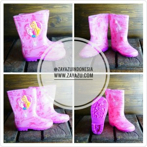 Sepatu Boots Hujan Anak Anti Air Disney Princess Import