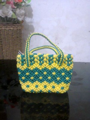 jual tas tali kur macrame macrame mini dongker jual tas tali kur macrame macrame mini dongker