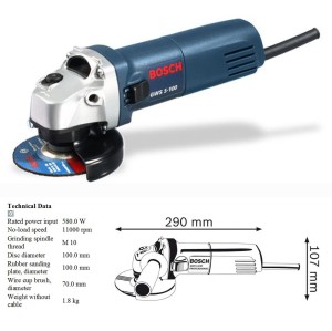 Batu Source · Mesin Gerinda Tangan Listrik Electric Angle Grinder BOSCH GWS 5 .