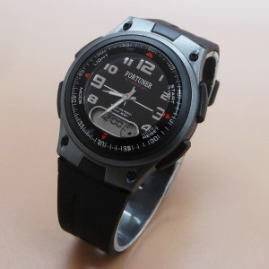 jual jam tangan fortuner j377 grey black pria cowok anak jual jam tangan fortuner j377 grey black pria cowok anak