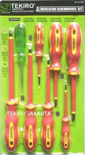 jual tekiro obeng listrik elektrik insulation screwdriver set 8 pcs galaxy tekiro jual tekiro obeng listrik elektrik insulation screwdriver set 8 pcs galaxy tekiro