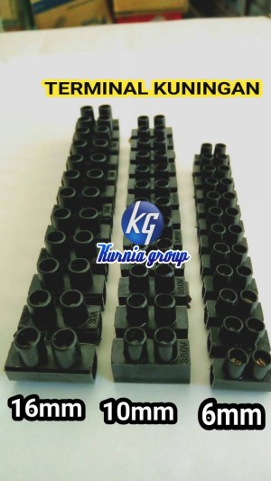jual terminal blok 10mm kuningan isi 12 pcs untuk sambungan kabel kurnia jual terminal blok 10mm kuningan isi 12 pcs untuk sambungan kabel kurnia