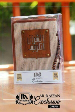 Alquran Cowok/Alquran Laki-laki yan Exclusive Madina-Cream