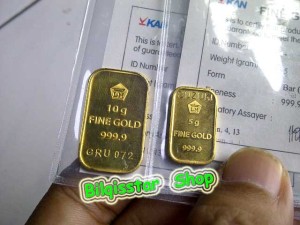 Emas Logam Mulia Fine Gold 15 Gram Bersertifikat Murni 999,9% Jatim