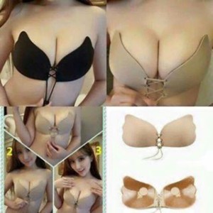 ANGEL WINGS BRA / Push Up bra tali ikat / sexy NU bra
