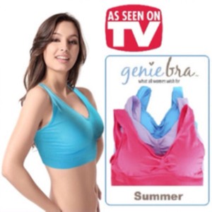COLOURFUL SUMMER GENIE BRA SET ( isi 3 per box )