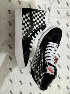 jual vans sk8 hi checkerboard jual vans sk8 hi checkerboard