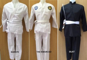 Baju Karate / Taekwondo / Silat Anak & Dewasa