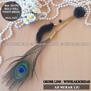 Jual Bros Jilbab Anting Bulu Merak Asli Liu Murah Unik Teddy Accessories jual bros jilbab anting bulu merak asli liu murah unik teddy accessories