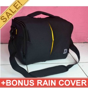 ... Tas Kamera Nikon Selempang Kotak Gratis Jas Hujan Kode T
